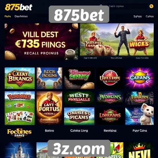 Jogos populares disponíveis no site 875bet